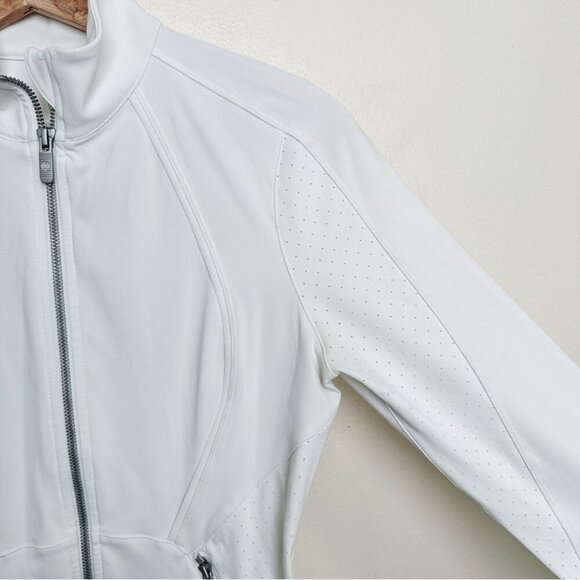 Lululemon Womens Size  6 Sleek Essentials Jacket White - Picture 5 of 16